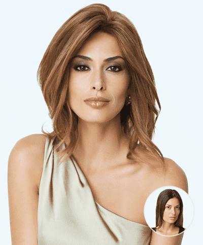 Women's hair replacement style example from the Hair Specialists gallery